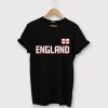England National Team Men's Black T-shirt
