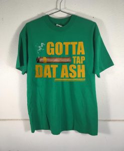 Funny Cigar Unisex Green T-Shirt
