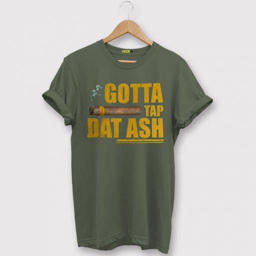 Funny Cigar Unisex Green army T-Shirt