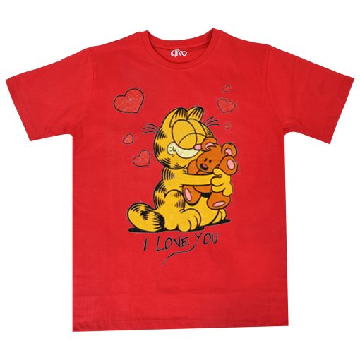 Garfield Feeling love Red T-shirt