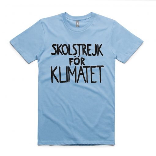 Greta Thunberg Blue AquaT-Shirt