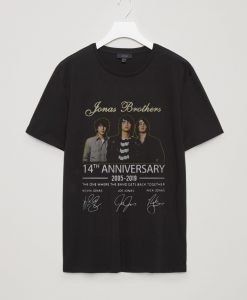 Jonas Brothers 14th anniversary 2005 – 2019 shirt