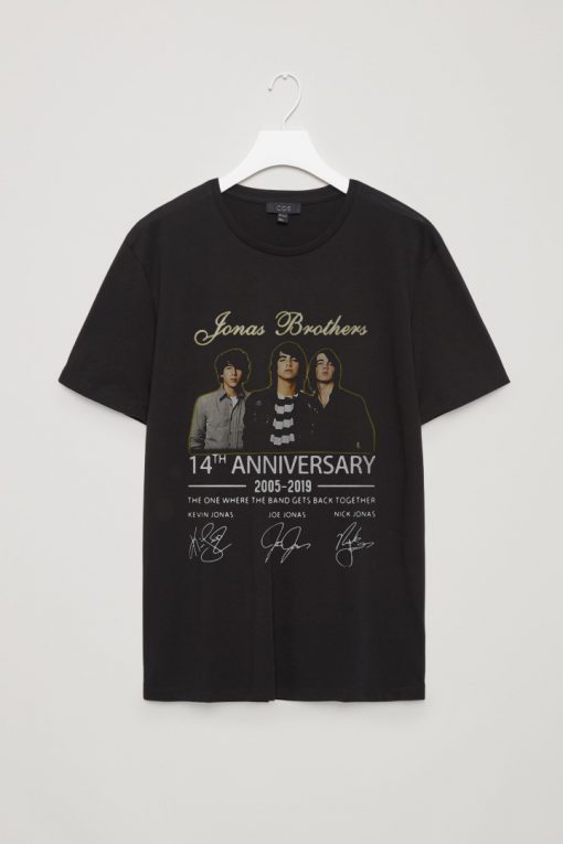 Jonas Brothers 14th anniversary 2005 – 2019 shirt
