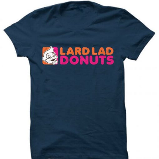 Lard Lad Donuts Blue T Shirt