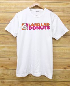Lard Lad Donuts White T Shirt