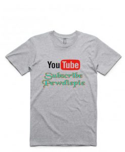 SUBSCRIBE PEWDIEPIE YOU TUBE RED TEES