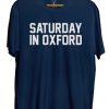 Saturday in Oxford Football Blue T-Shirt