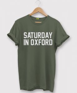 Saturday in Oxford Football Green Light T-Shirt