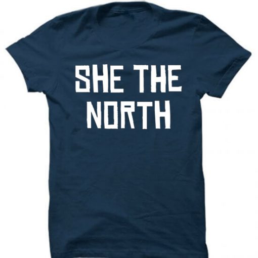 She The North Blue T Shirts