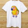 Sun Conure Parrot White T-Shirt