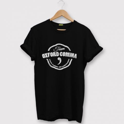 Team Oxford Comma Shirt Black