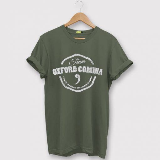 Team Oxford Comma Shirt Green