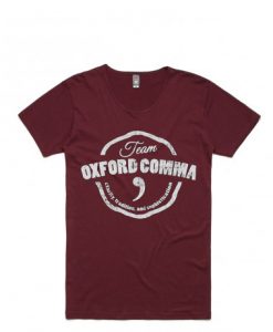 Team Oxford Comma Shirt Maroon