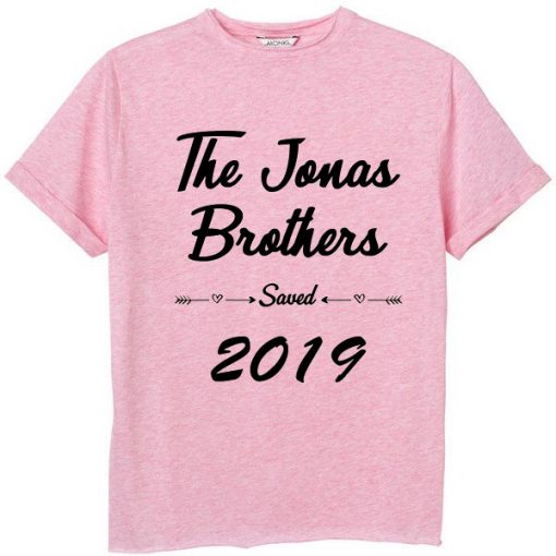 The Jonas Brothers Saved 2019 Pink T shirt