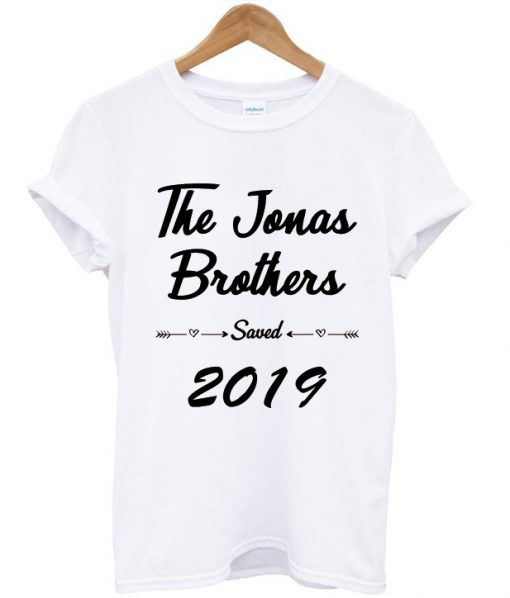 The Jonas Brothers Saved 2019 White T shirt