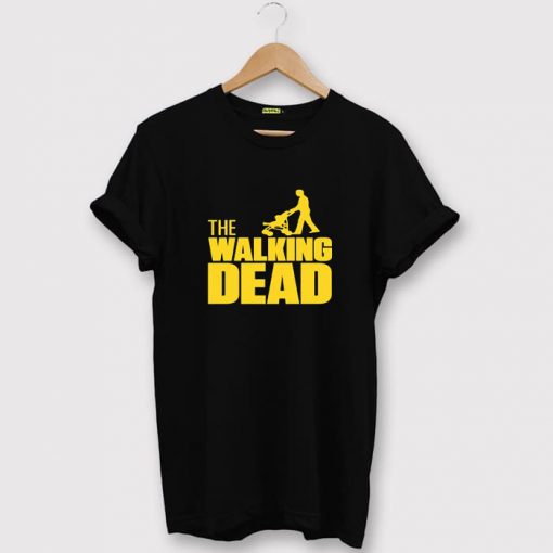 The Walking Dad Fathers Day Gift Black Tees