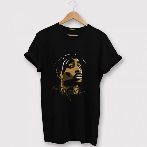 Tupac Shakur 2Pac Black T shirt