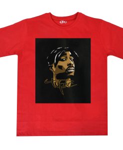 Tupac Shakur 2Pac Red T shirt