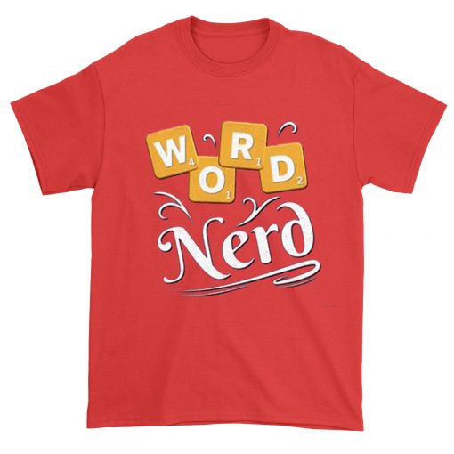 Word Nerd Red Light Tshirts