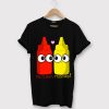 ketchup, mustard Loving Black T shirts