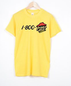 1-800-pizza hut Unisex yellow shirts