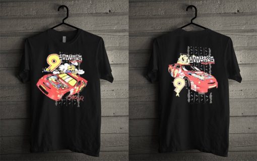 1998 Cartoon Network wacky racing nascar T Shirt