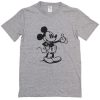 Classic Mickey Mouse Sketch GreyT Shirt