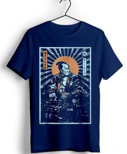 DJ Samurai T-Shirt Blue navy