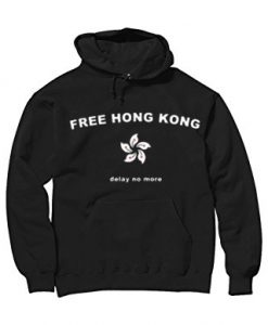Free Hong Kong Delay No More black hoodie