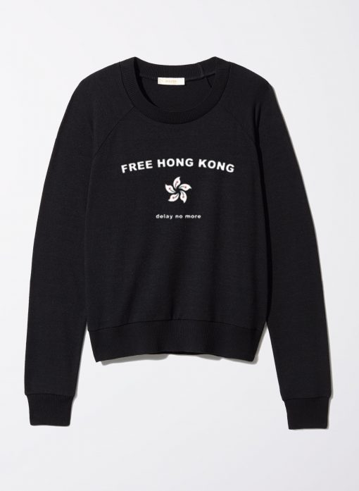 Free Hong Kong Delay No More black sweatshirts