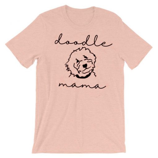 Golden Doodle Mama T-shirt Pink