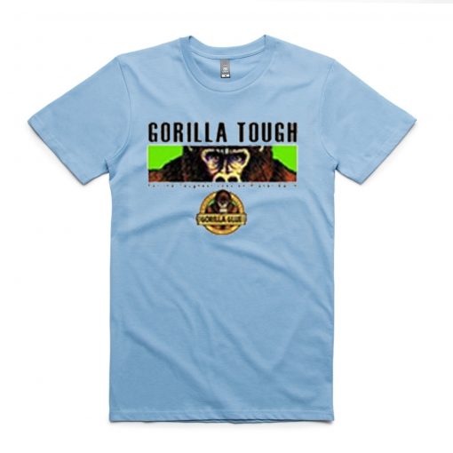 Gorilla Tough blue sea tee