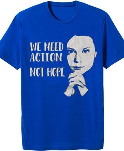 Greta Thunberg Tshirt Blue