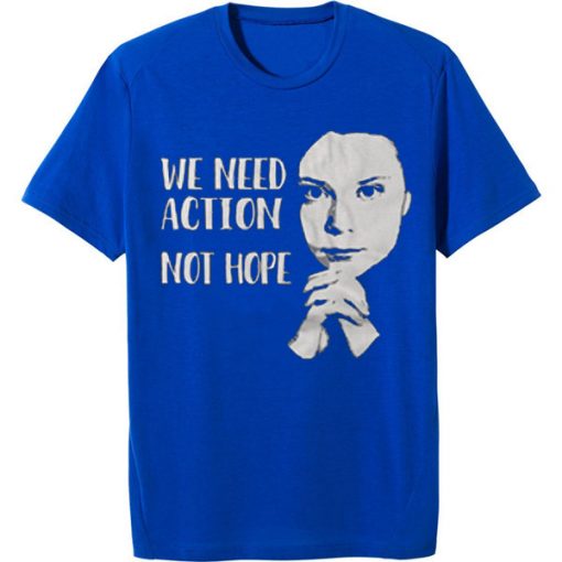 Greta Thunberg Tshirt Blue