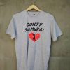 Guilty Samurai Funny Japanese GreyT shirt