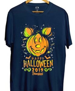 Happy Halloween Disney 2019 Blue Naval T Shirt