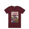 Jla VS Avengers Unisex Maroon T shirts