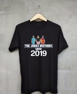 Jonas Brothers present happiness being 2019 black shirt