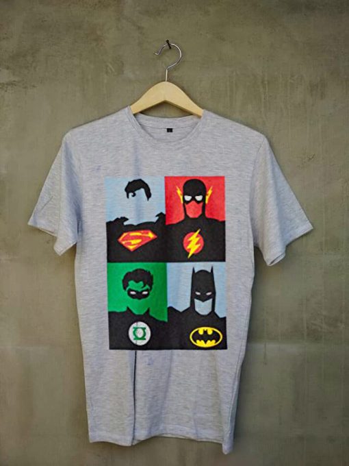 Justice League Grey T Shirt
