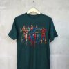 Justice League Original Lineup Green T Shirt