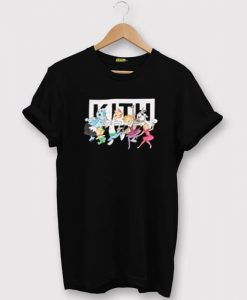 Kith In Bloom Classic Logo Unisex Black tshirts