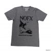 NOFX Men's Fat Cat T-Shirt Grey