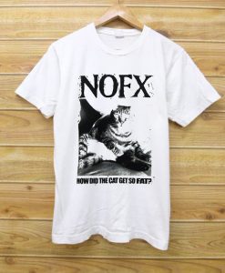 NOFX Men's Fat Cat T-Shirt White