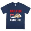 Nap-Flix And Chill BlueT-Shirt