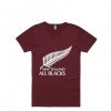 New Zealand All Blacks Maroon T-Shirt