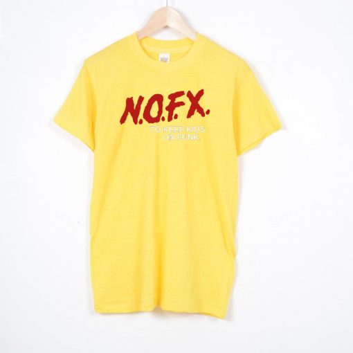 Nofx To Keep On Punk T shirt Yellow