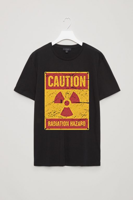 Nuclear Radiation Hazard Symbol BlackT-Shirt