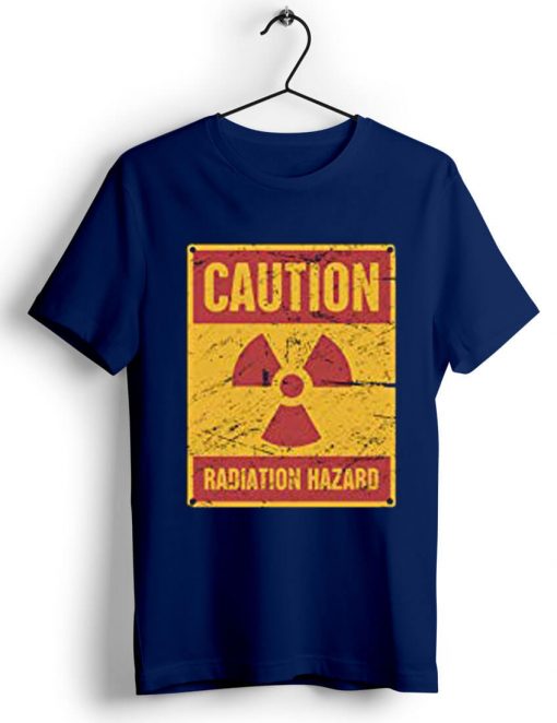 Nuclear Radiation Hazard Symbol BlueT-Shirt