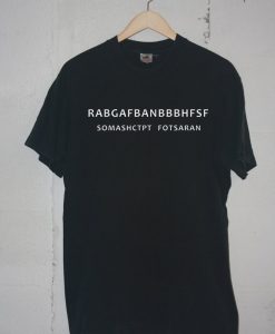 RABGAFBAN City BlackT-shirt