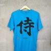 Samurai Black Japanese Blue Tshirts